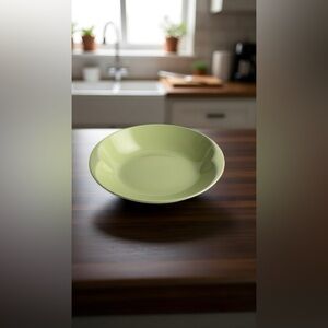 Lenox Ware Melmac Springtime 1969
Oval Serving Dish 8" With Handles Olive Green